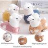 1-4PCS Cute Alpaca Plush Keychain Soft Stuffed Cartoon Cute Plush Keychain Bag Backpack Pendant Animal Plush Toy for Kids Adults