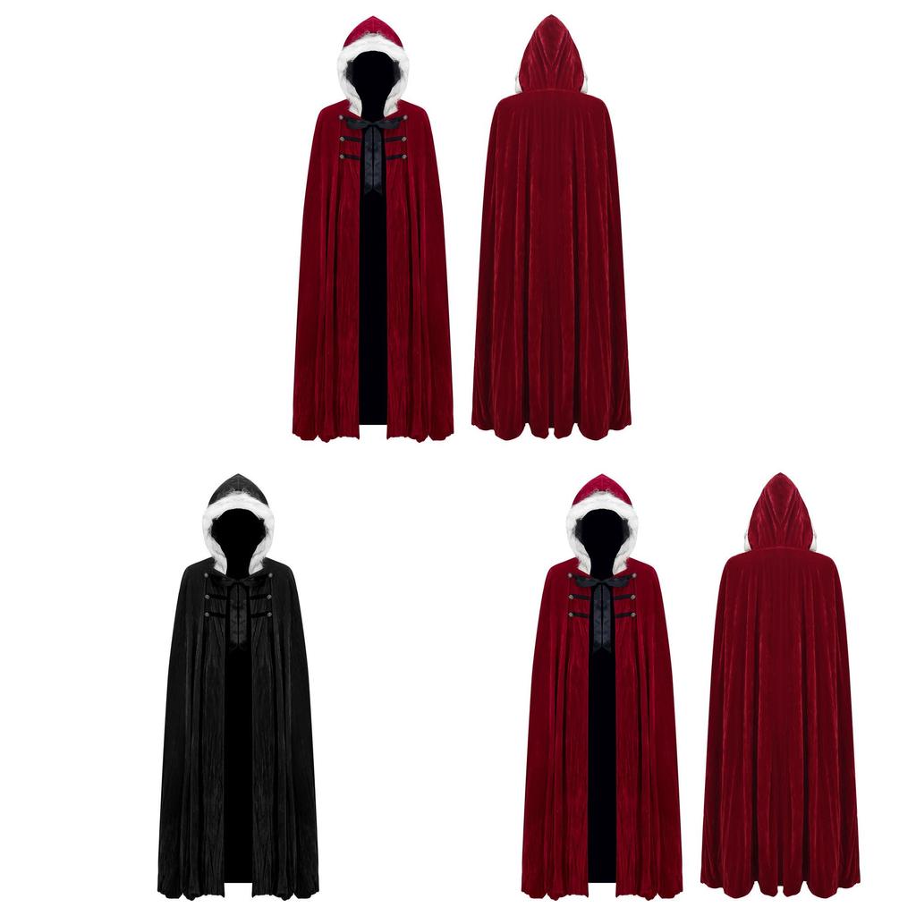 Fantasy Gothic Cloak For Cosplay And Themed Halloween Costumes