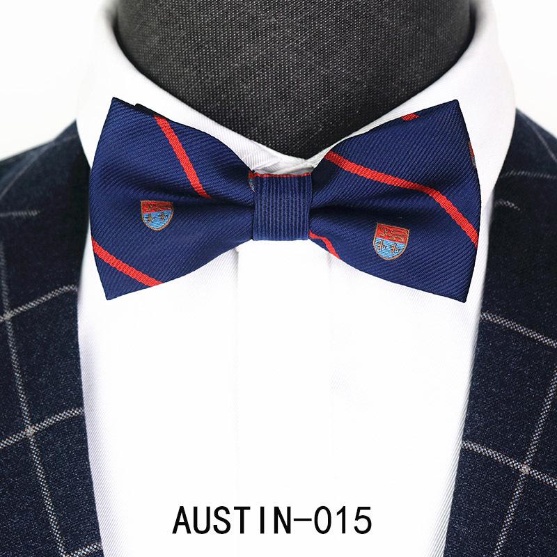 Men's Jacquard Bow Tie & Boutonniere Set for Weddings