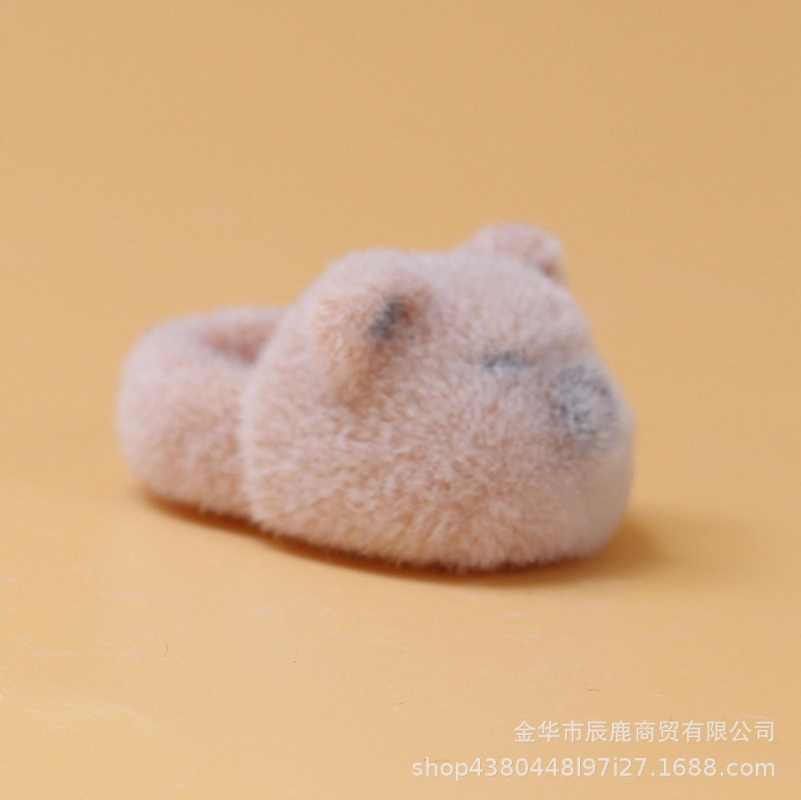 

Plush 3D Cute Keychain Pendant Soft Flocking Material Key Ring Charm for Car Keys Bag Accessories Pendant One Size