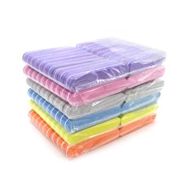 20 piezas de mini limas de uñas para lijar, lavables, para el cuidado de las uñas, papel de lija de doble cara, herramientas para manicura y pedicura