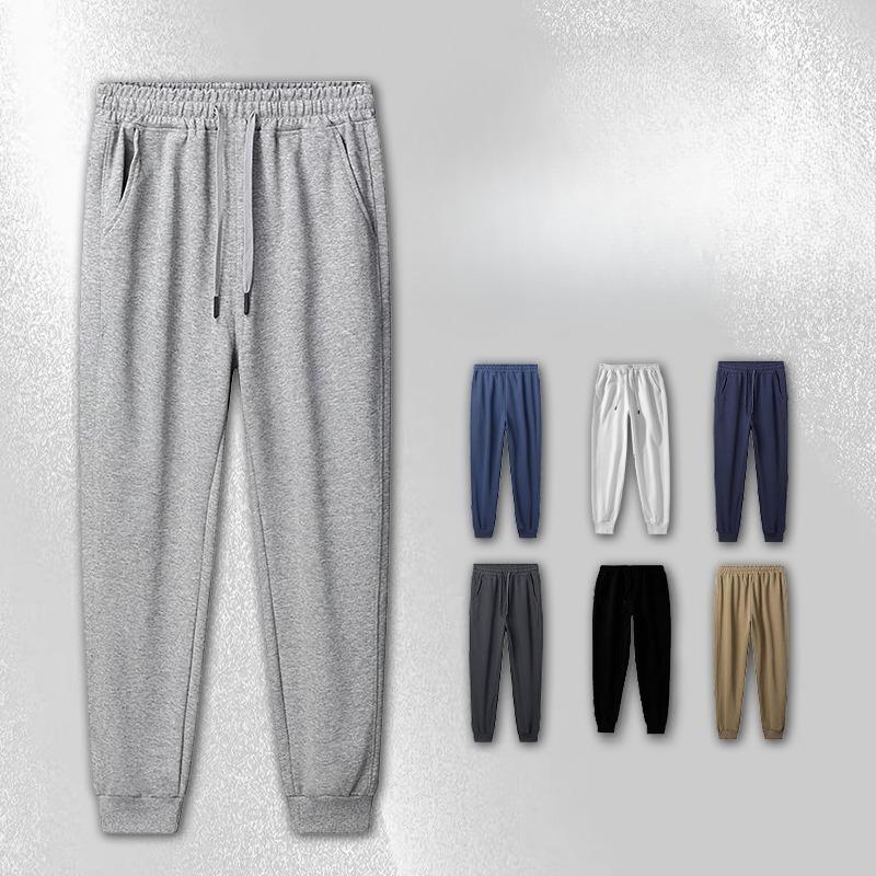 Men's Leggings, Fashion Sweatpants, Sports Running Pants, Soft Lace-up Casual Trousers