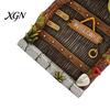 Waterproof Tree Trunk Decor 1 Set Fairy Door Windows And Lamp, Garden Accessories, Miniature Outdoor House Glow in The Dark Gnome for Yard Decoration
