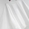 Women's Round Neck Sweatshirt Fashion Solid Color Long Sleeve Casual Short Loose Pullover Top