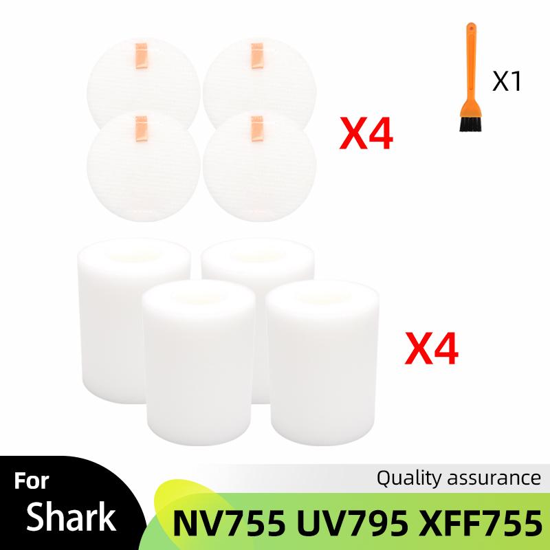 Vacuum Filter Compatible For Shark Spinner Power Lift Type XL Capacity NV755 and UV795 Rotor Detachable Vacuum Cleaner