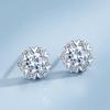Women's Sweet Snowflake Cartilage Stud Earrings - Christmas Gift