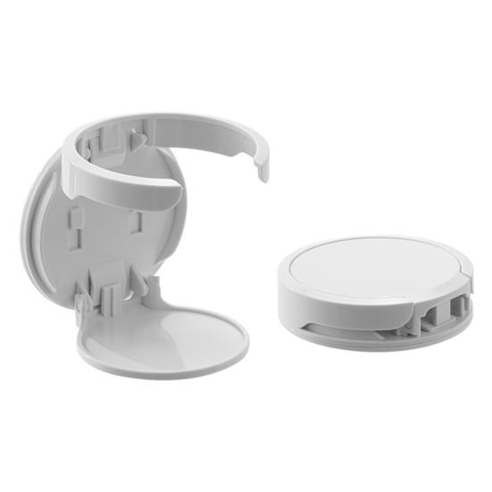 Foldable Cup Holder Portable Wall-Mounted Coffee Cup Holder Space-Saving Plastic Drink Holder for Water Cups Up to 83mm Multipurpose Storage Rack