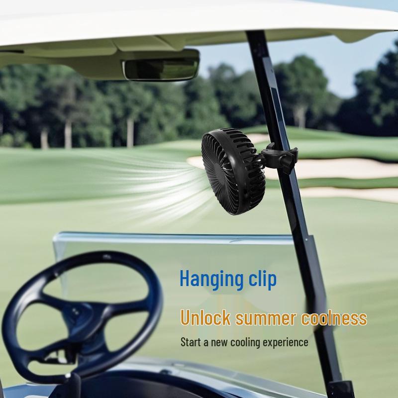 

6 Solar Clip-on Fan for Tents & Golf Carts - Energy-efficient for Green Plants & Hydroponics. 137x86 cm чорний
