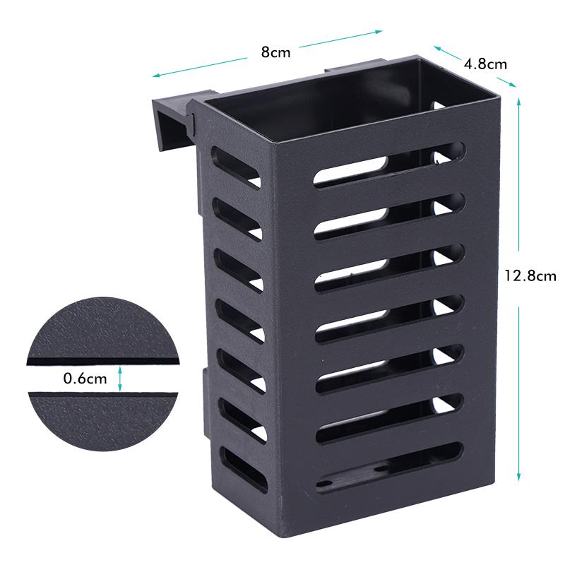 Black Hanging Aquarium Plant Holder Plastic Aquarium Planter Cups Planter Baskets Practical Aquatic Pot Aquascape Decoration