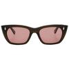 Garrett Leight Webster Sun Bordeaux Cat Eye Unisex Sunglasses 2138 Msto Bor 49