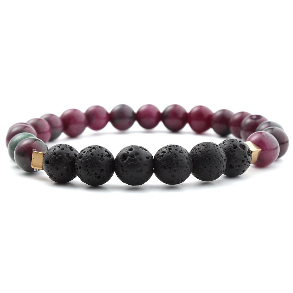 

JYL TS Bracelet Men s Natural Barrel Beaded Design Fosters Grounding Style 2 кібер-жовтий колір