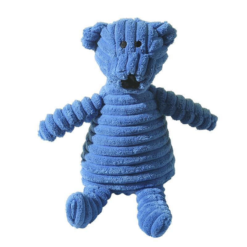 Pet Plush Sound-making ToysDog Interactive Cartoon Simulation Animal Dolls Durable Teething Dolls Pet Entertainment