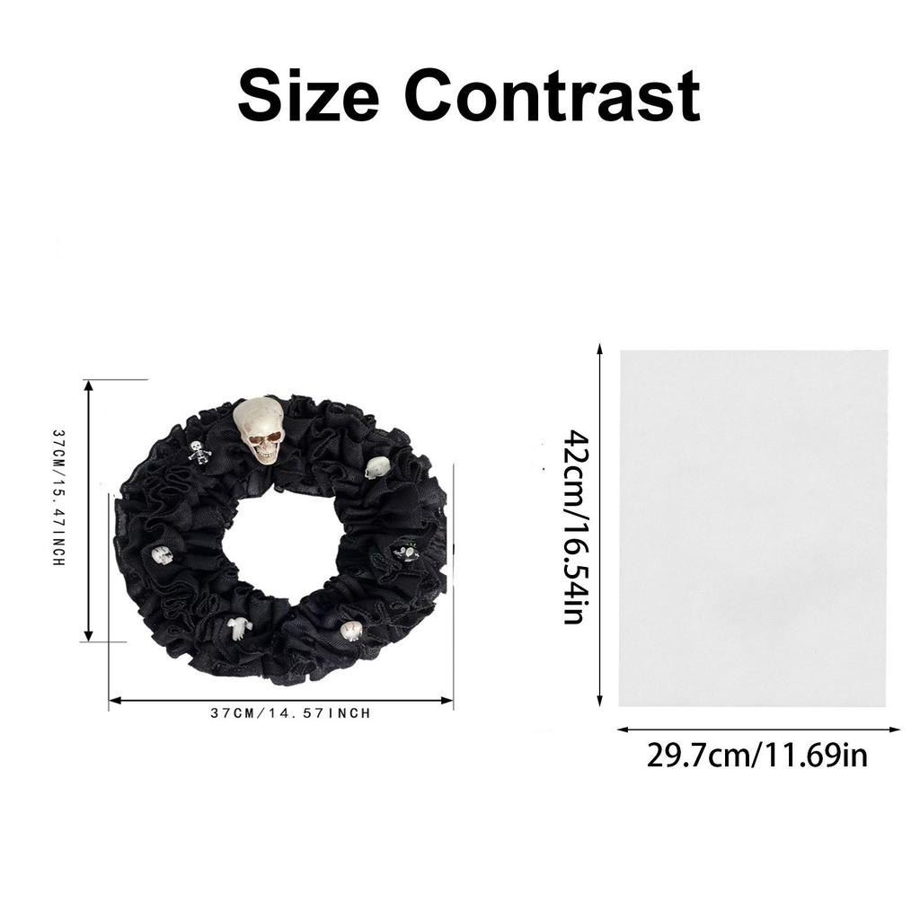 Halloween, GhostFestival: Skulldecorations, Fabric Garlands, Rattan Rings, Festival Hanging Ornaments, Hanging Props