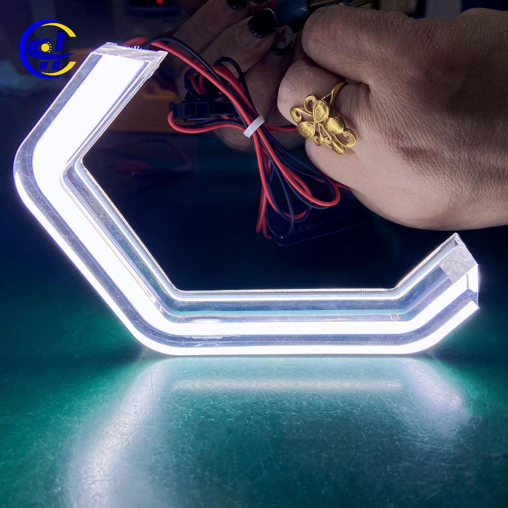 Dual-Color LED Crystal Angel Eyes for E90, E91, F30, M3, M4