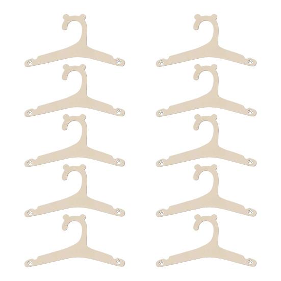 Wooden Clothes Hanger for Baby Clothes Cute Bear Ears Hanger Rack Toddlers Children Infant Hangers for Closet Coat Pants Clothing Storage