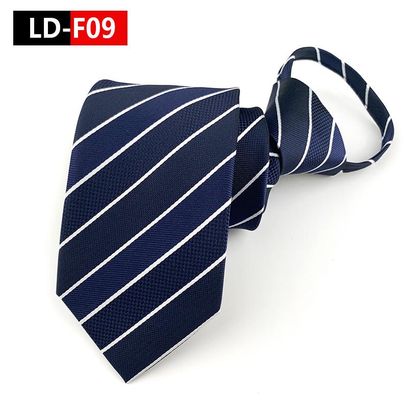 Zipper Style Knot-Free Men's Business Casual Tie