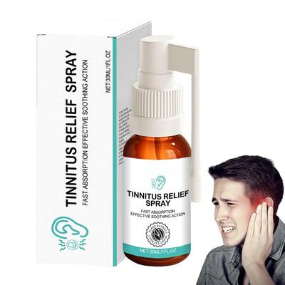New 30ml Tinnitus Relief Portable Ear Spray Clear Tinnitus Effective Ringing In The Ear Relief Ear Wax Removal Spray Tinnitus
