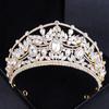 Barocke Kristall Diademe und Kronen Strass-Abschlussball Diadem Stirnband Krone Braut Hochzeits Haar Accessoires Schmuck Krone Diadem Geschenk