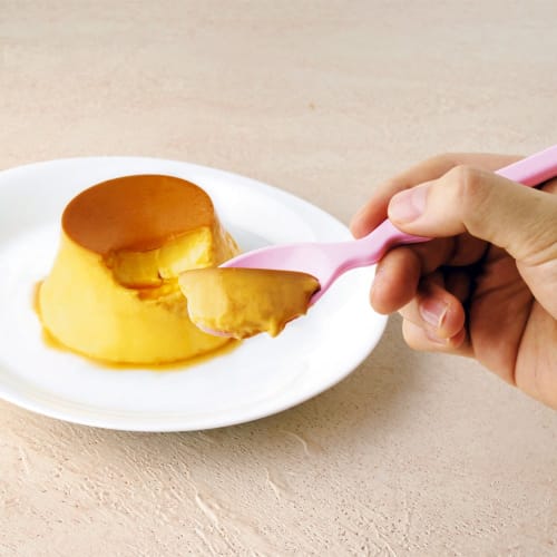Okabe Western Tableware, Soft-to-the-Mouth Spoon, Wavy, Deep, Yellow, KU-21Y