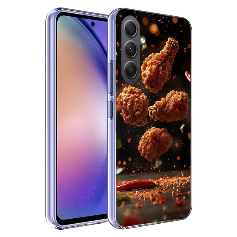 Food Fries Beer Cheese Sushi Cookie Phone Case for Samsung A17 A37 A57 A07 A16 A26 A36 A56 A06 A02S A12 A22 A32 A52S A04S A14 A2