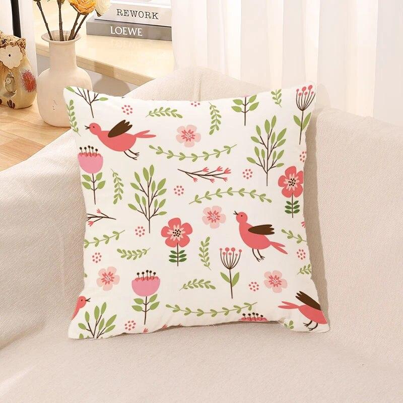 Rosa Flamingo Kissenbezug Kissen für Sofa Quadratisch Auto Suite Zimmer Dekoration