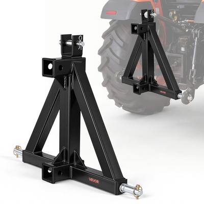 3 Point Trailer Hitch with 50.8 Mm Receiver, 3 Pt Quick Hitch Attachment, Tractor Tow Drawbar Adapter, Compatible with Category 1, Kubota