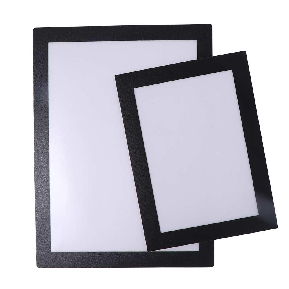 3PCS Wall Mount Self-Adhesive Photo Frame Square Document Holder Display Frame  Wall