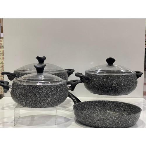 Taç Mastercook Tombik 7 Piece Set Gray TAC-3820