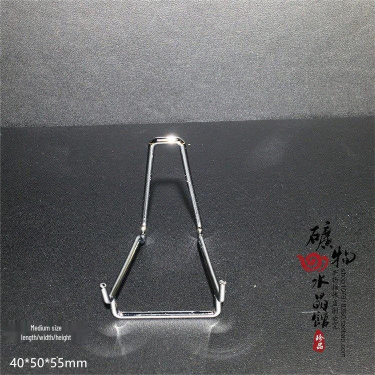 Crystal Stone Metal Bracket Alloy Display Shelf Decor