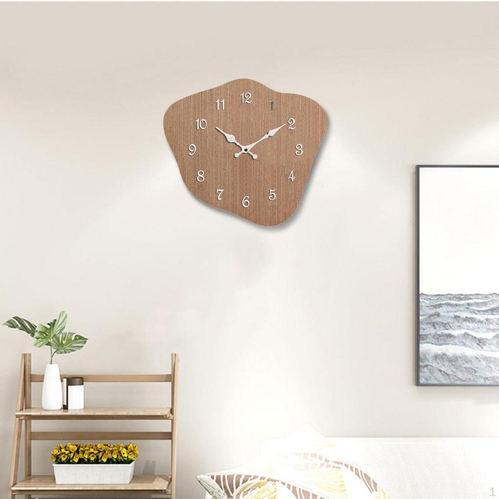 Clock Creative Silent Wall Arabic Numerals Sturdy Fashionable Aesthetic Timepiece
