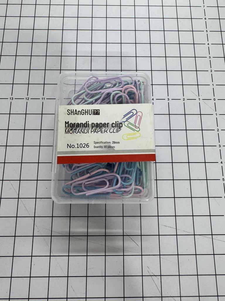 Durable Large Colored Paper Clips with Storage Box - Office & Home Stationery