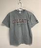 Colgate University Rugby  T-Shirt Size Small Gray Russell Athletic Y2K EUC Unisex T-Shirt