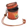 Mini Niedlicher Kosmetiktaschenanhänger Multifunktionaler Rindsleder Lippenstift Kartenhalter Taschenanhänger für