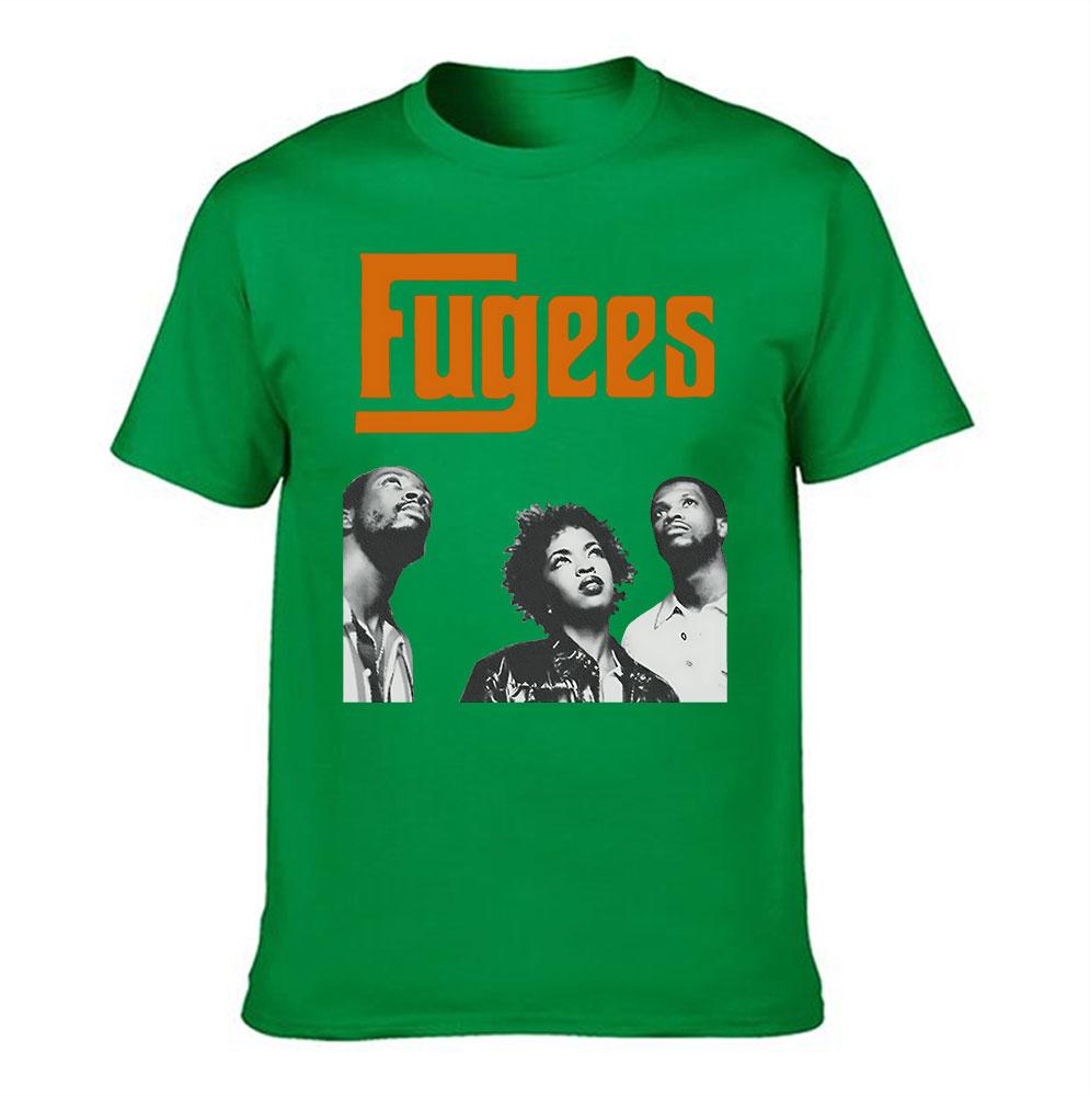 Unisexs Cotton Fugees Graphic TShirt Vintage s Hip Hop Group Print Casual Crewneck Short Sleeve Tee