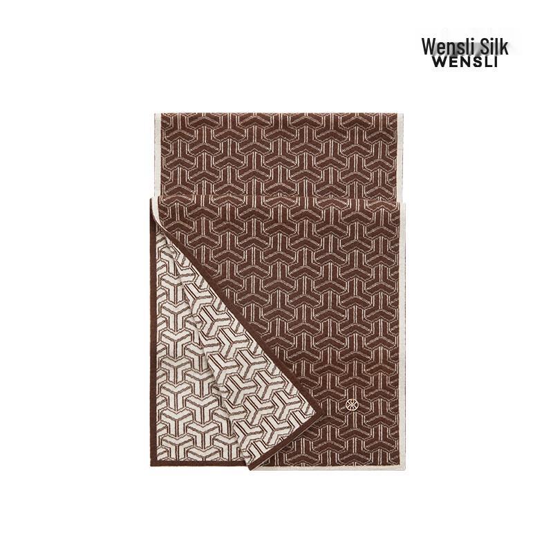 WENSLI Suo Qingqiu 100% Wool Scarf & Shawl Gift Set