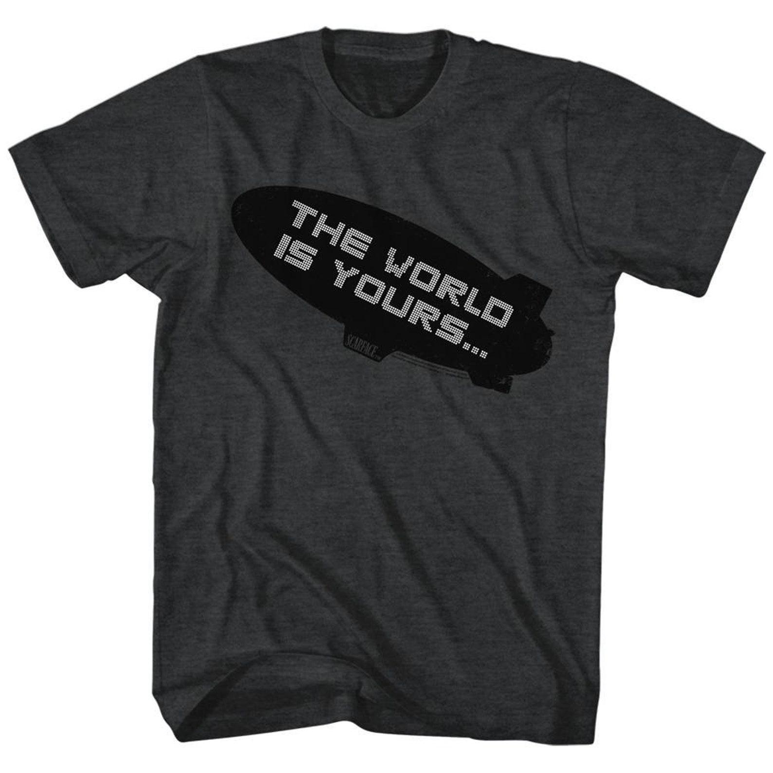 Scarface Blimp Black Heather T-Shirt 3XL