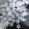 300pcs/bag 2cm Christmas Snowflakes Confetti Artificial Fake Snowflake Patch Xmas Tree Ornaments for Home Party Decor Supplies