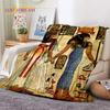 3D Pharaoh Hieroglyphic Egyptian Mythology Soft Blankets,Keep Warm Throw Blanket Comfortable for Picnic Beds Sofa Home Bedroom