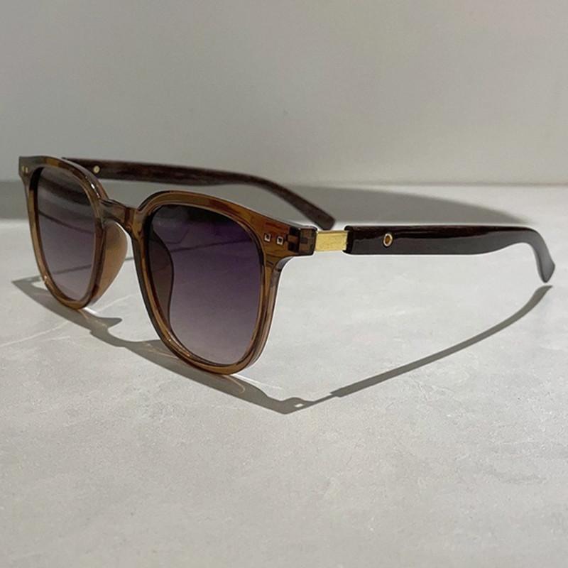 Trendy Retro Wood Grain Polarized Sunglasses for Women and Men New Square Frame Sun Glasses Cycling Eyewear Outdoor Street UV400