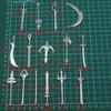 15 DIY Alloy Weapon Charms: Swords, Knives, Guns, Bows & More