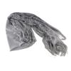 Transparent Lace Flower Tassel Scarf Sunscreen Embroidery Flower Shawl  Head Scarf