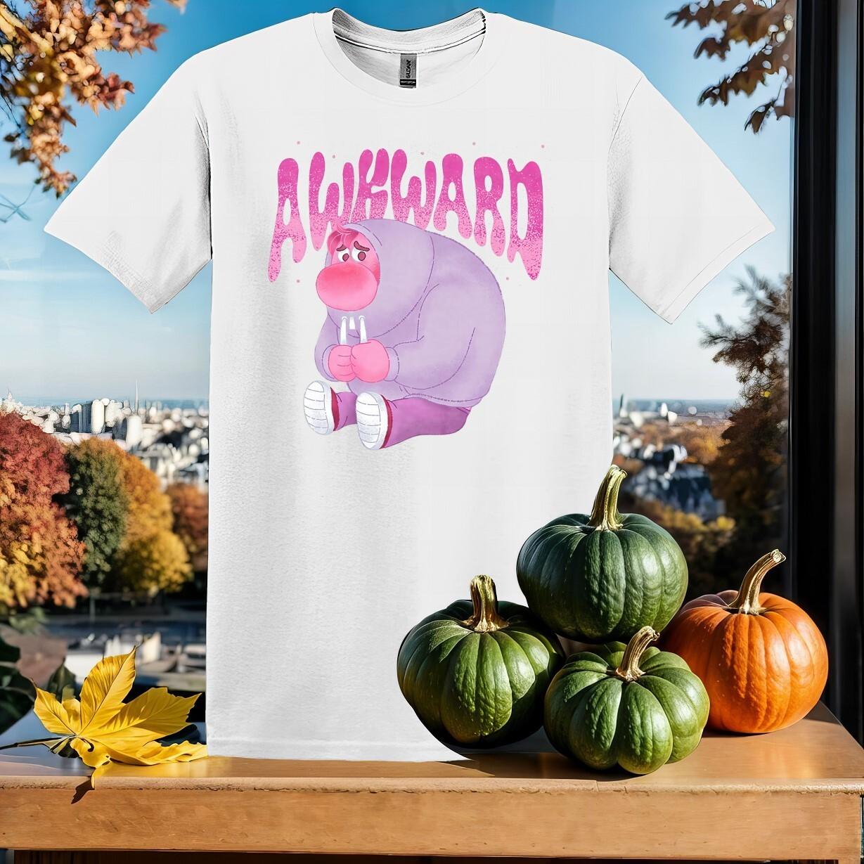 Cute Awkward Embarrassment Inside T-Shirt Mens Womens Tees Top T Shirt Mens Womens Tees Top Men Women Unisex Tshirt SY50 S