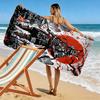 Toalla de Playa con Estampado de Samurái Japonés, Toalla Grande Suave de Secado Rápido para Playa, Camping, Natación