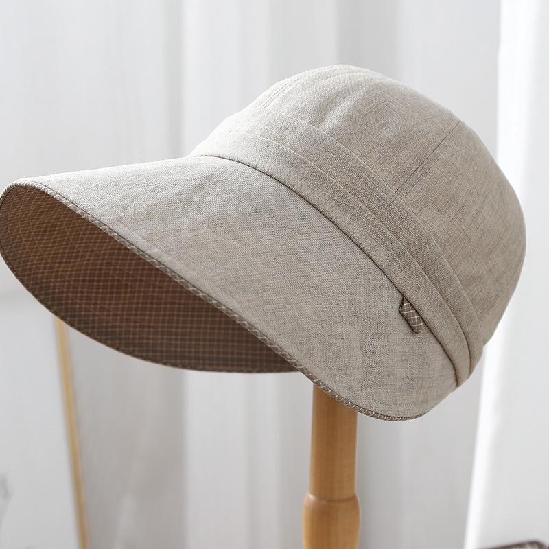 Spring and summer new Japanese UV sunscreen hat shows a small face foldable bucket hat travel hat big