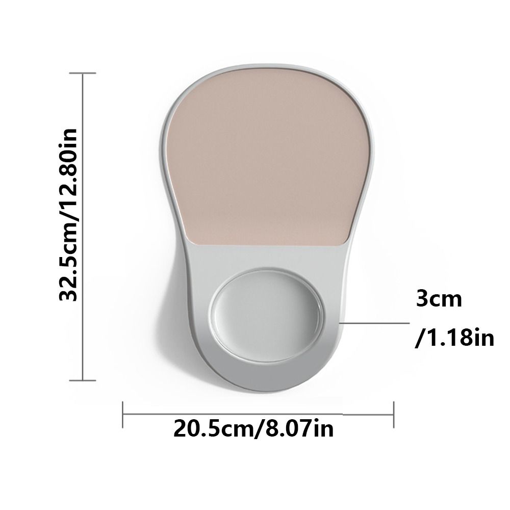 Smooth Surface Ergonomic Mouse Pad Comfortable Wear-resistant Mouse Pad with Wrist Rest Non-Slip Easy Clean Wrist Support Pad