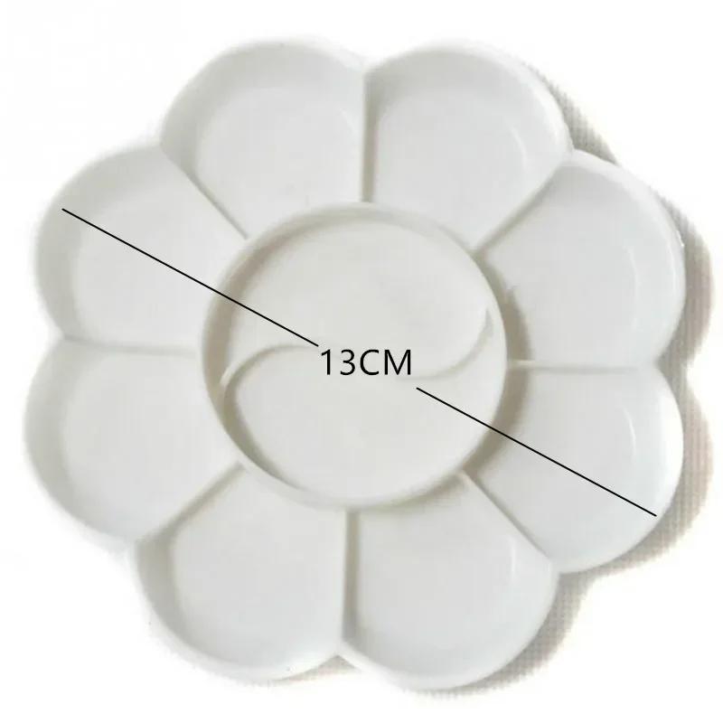 4Size Palette Art Alternatives Paint Tray Artist Watercolor Plastic Palette Supply White Watercolor Palette Pigment Tray Palette