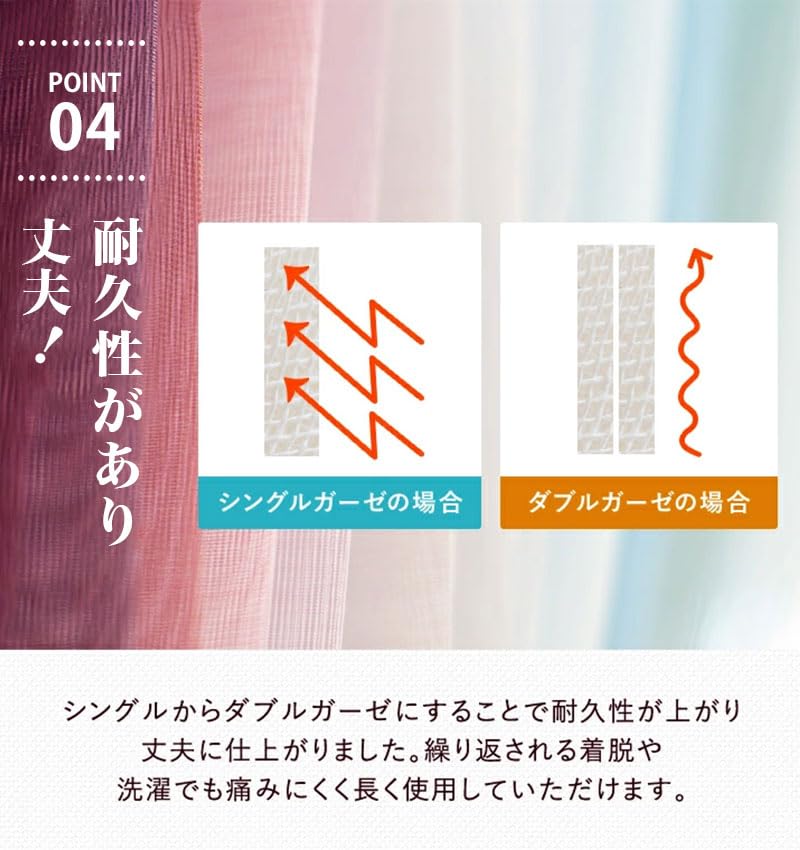 Yoneshichi Gauze for Hook and Loop Made in for Hospital White Sleepwear, Medium, Caregivers, Closure, Japan, Men's, Double-Layered Gauze, 100% Cotton,