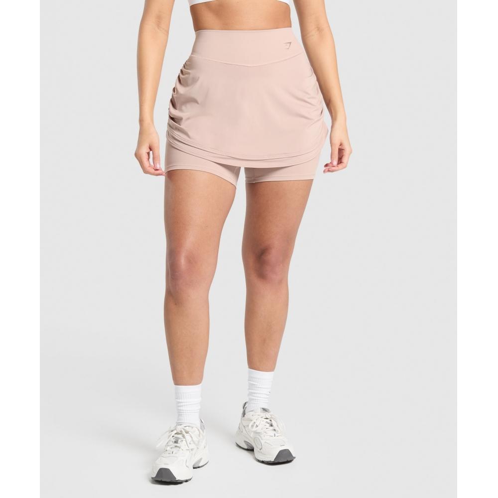 

Gymshark Ruched Skort Muted Pink B3c8n Kb68 XS