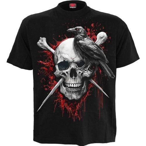 Spiral Direct Unisex Adult Death Raven T-Shirt