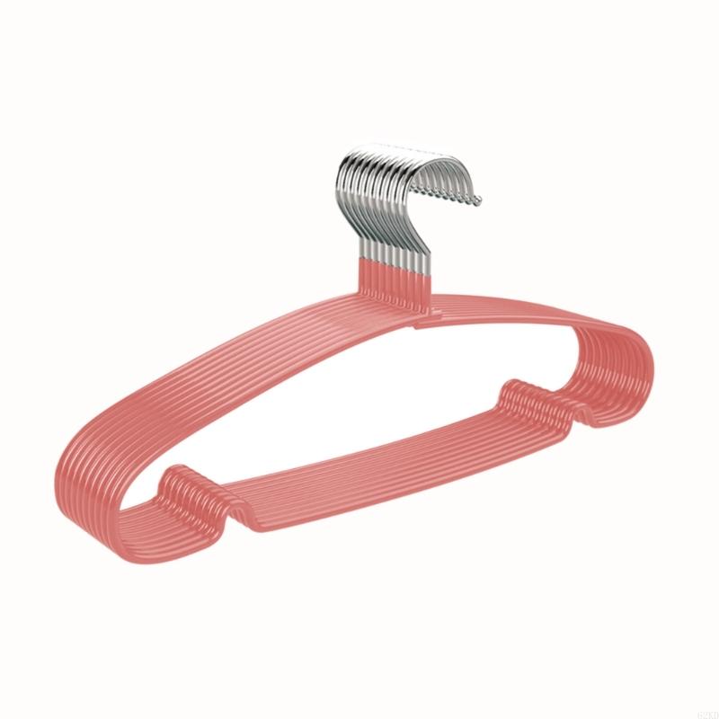 62KD Plastic Clothes Hangers Nonslip Shoulders Protect Clothes Storage Solution